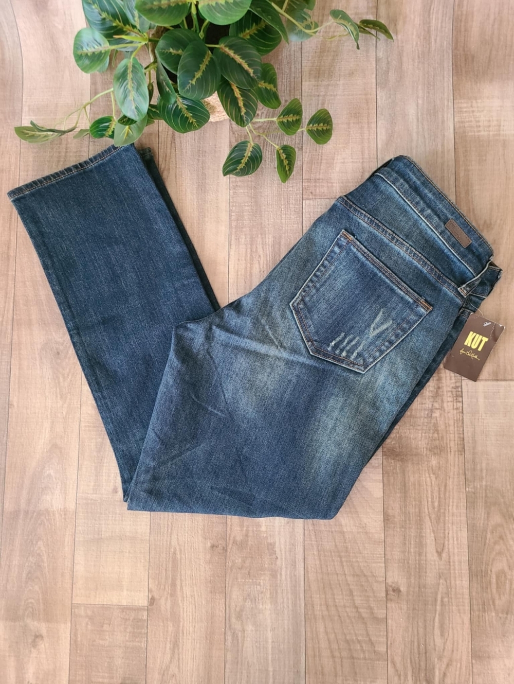 Kut from the Kloth Reese Ankle Straight Leg Size 10 - Picture 10 of 16